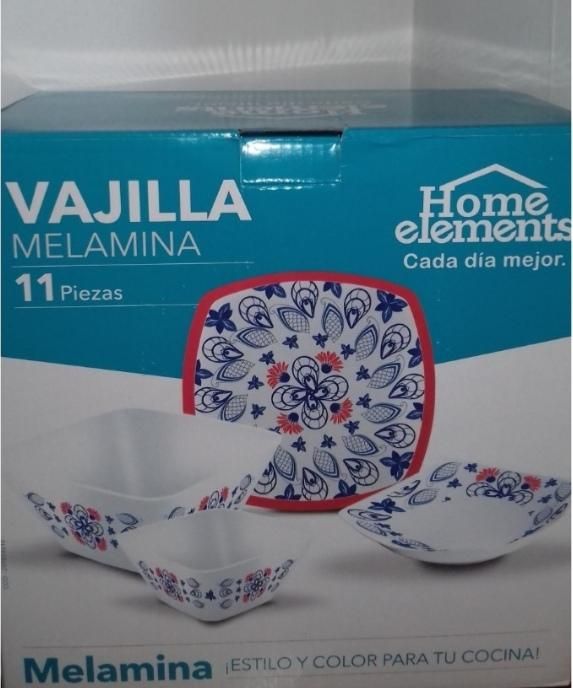 Vajilla Melamina home elements nueva