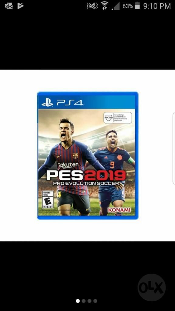 Pes  Ps4 Nuevo Y Sellado. No Cambios