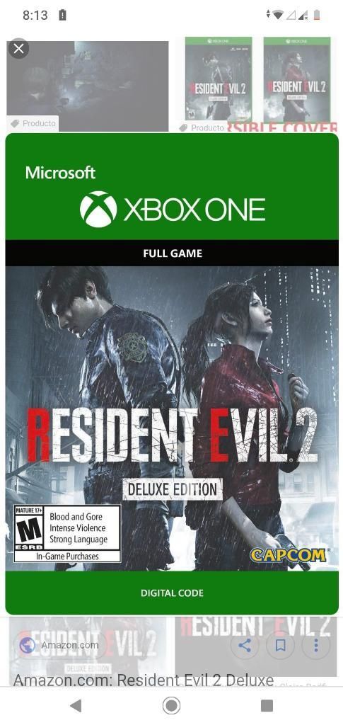 Resident Evil 2 Xbox One Offline
