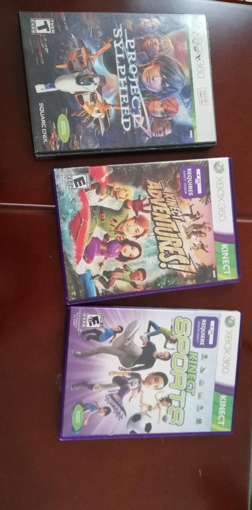 Vendo Tres Juegos de Xbox 360