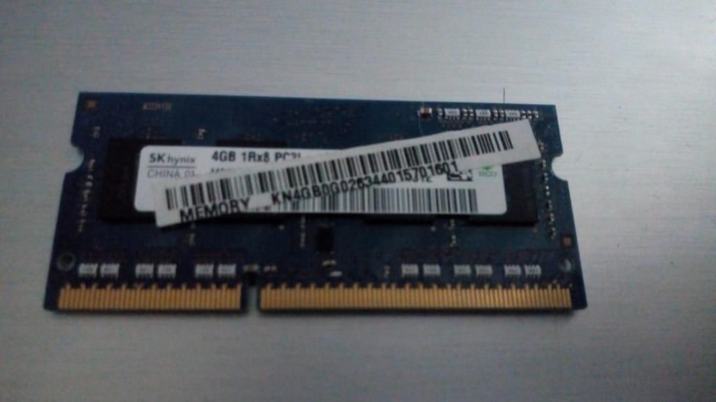 Memoria Ram PC3L de 4gb de portátil