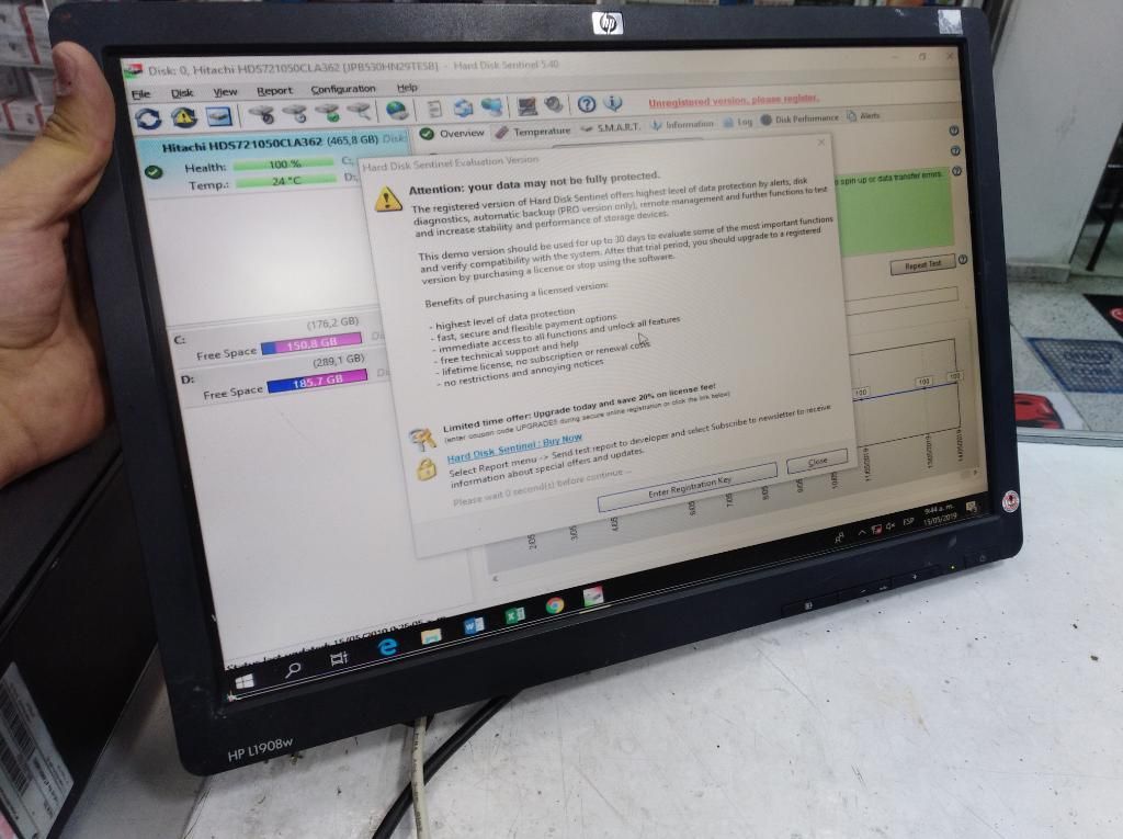 Monitor Hp de 19 Pulgadas