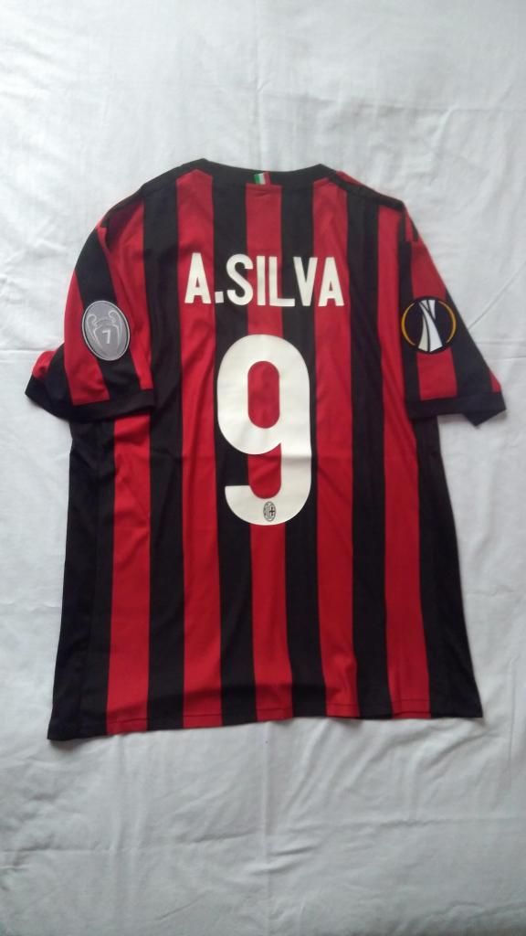 Camiseta A.c Milan Local  Europa League Talla S & M