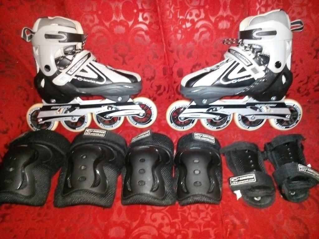 Vendo patines semiprofesionales con kit de protecciones