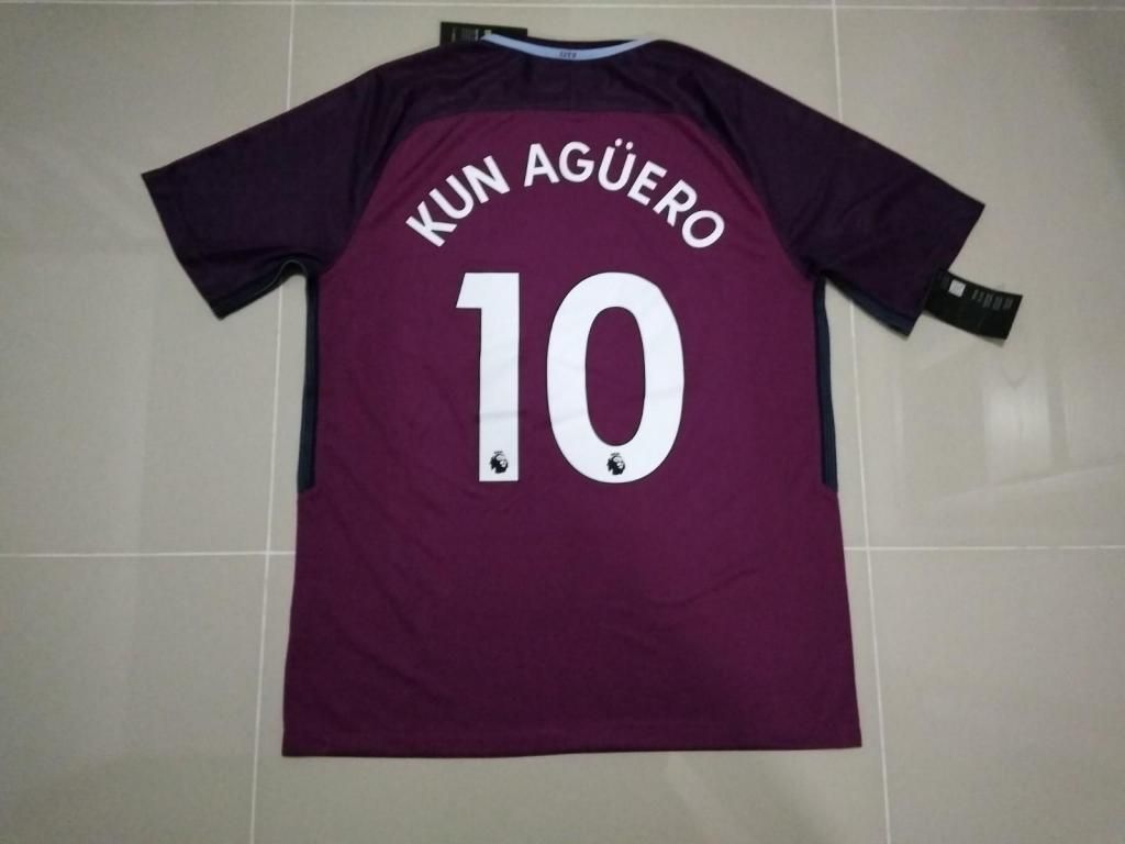 camiseta Sergio Kun Agüero, Manchester City 