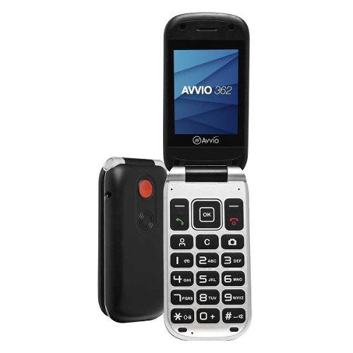 Avvio 361 Avvio 362 Celular De Tapa Teclas Grandes Red 3g