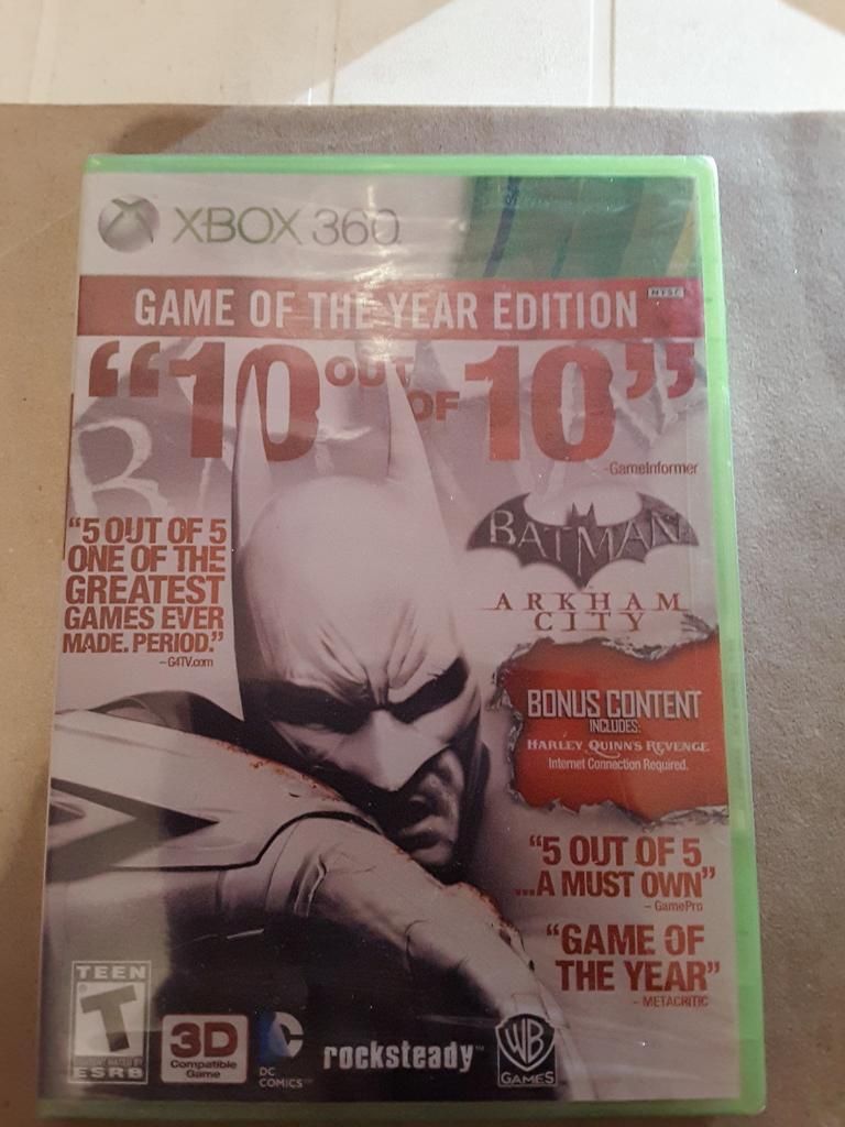 Batman Arkham City Xbox 360 Edición Goty
