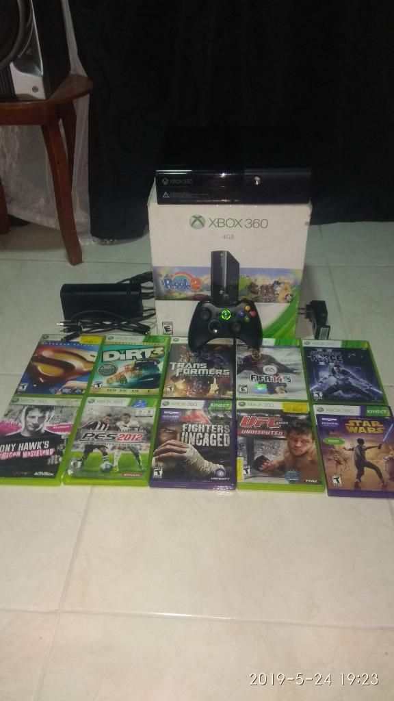 Ganga Vendo Xbox 360 Como Nueva 10 Juego