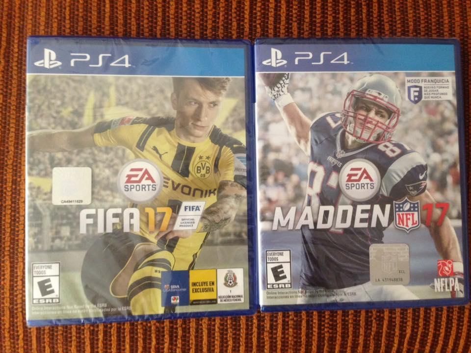 Juego Fifa 17 Ps4 NFL 17 Ps4