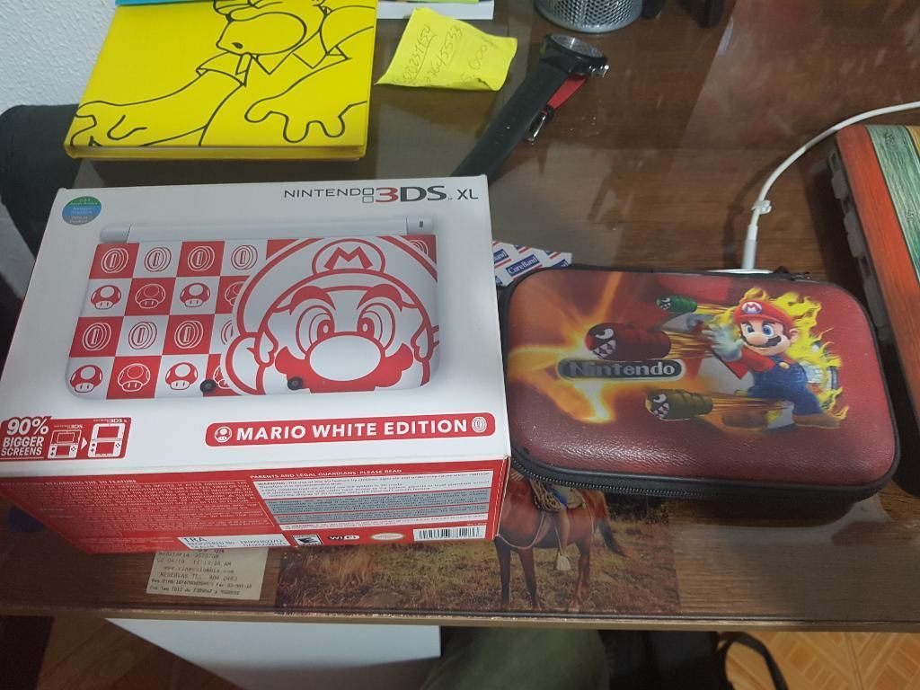 Nintendo 3ds Xl Edicion Mario White