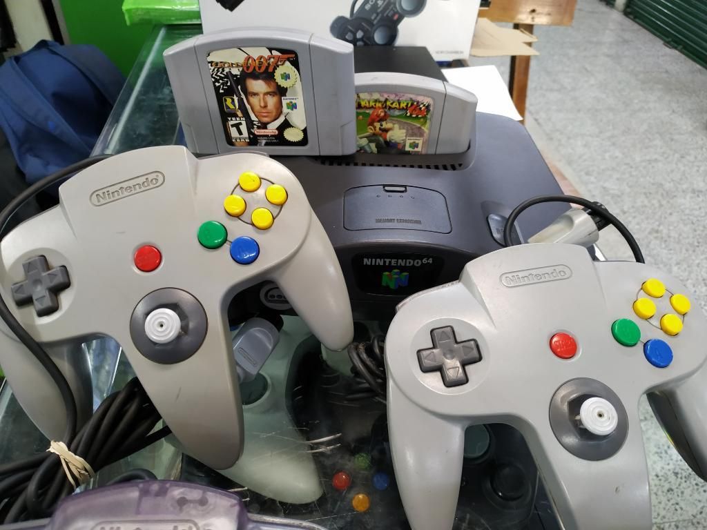 Nintendo 64 Golden Y Mario Kart