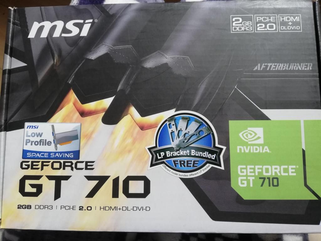 Tarjeta de video MSI GEFORCE Gt Gb Ddr3