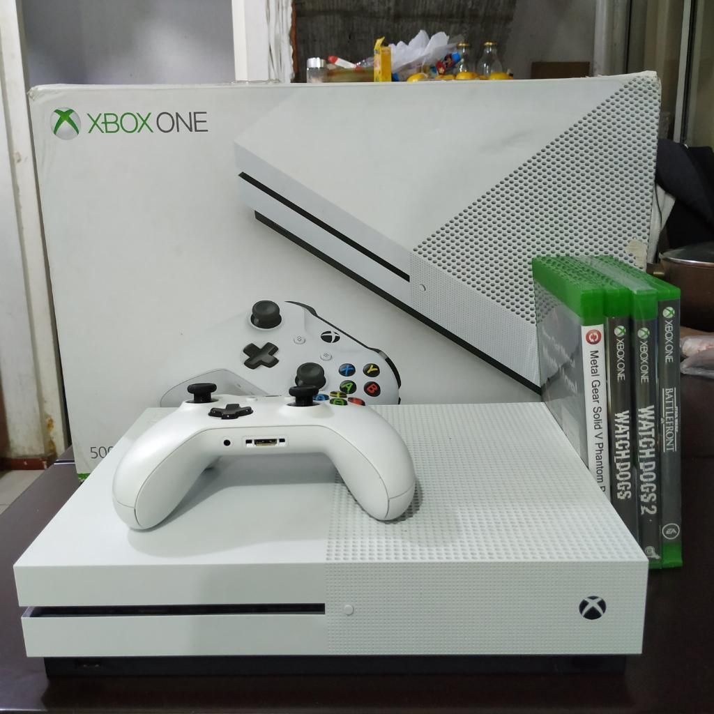 Xbox One S 500gb 4 Juegos Físicos