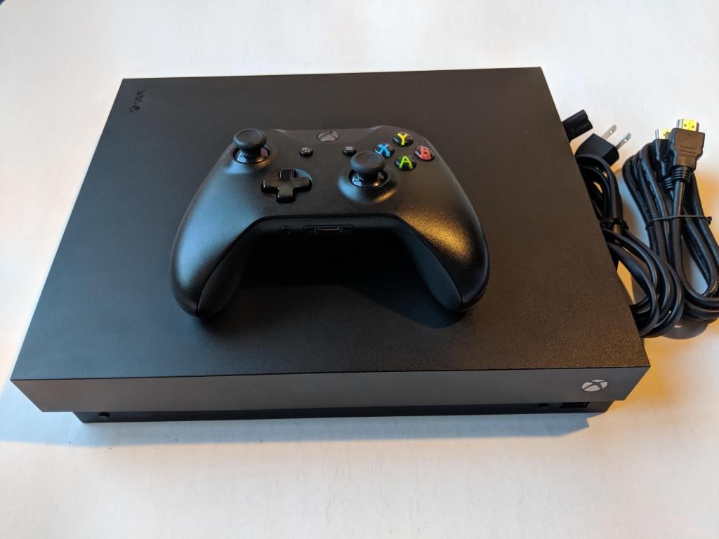 Xbox One X Excelente Estado Control Cables
