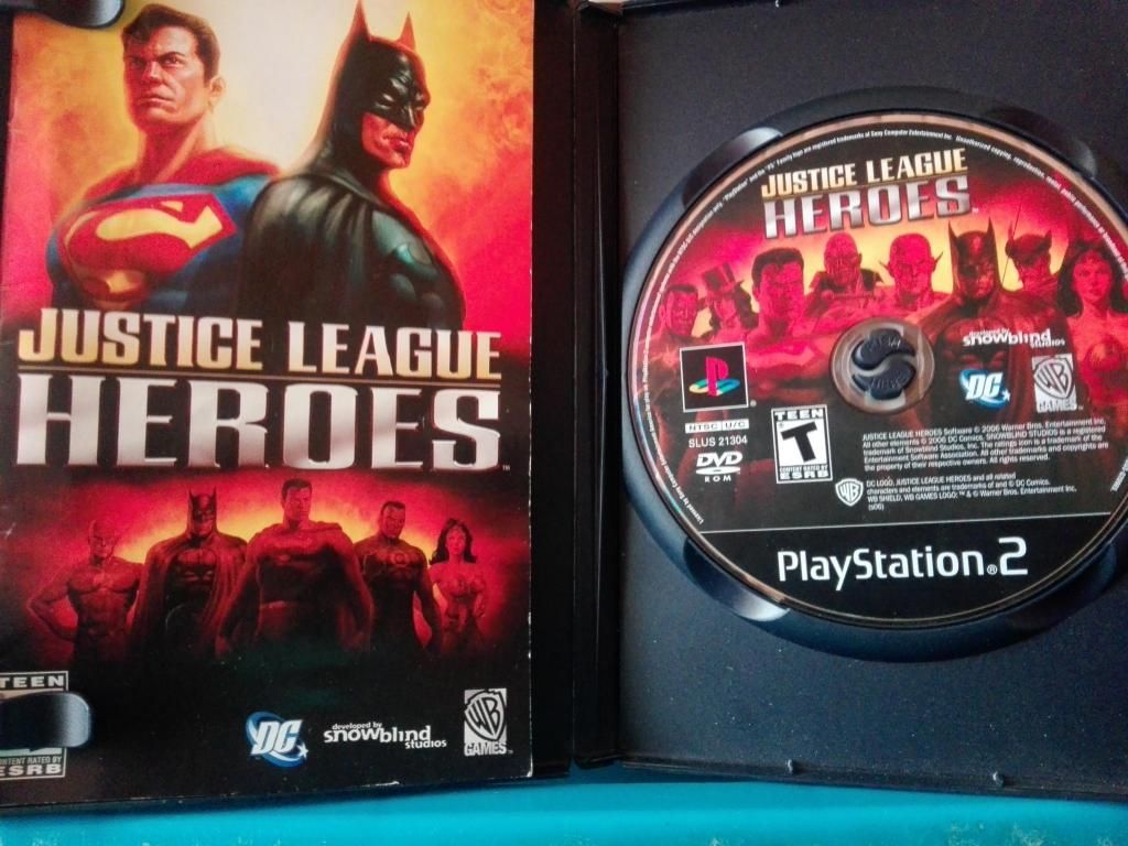 ps2 justice league heroes