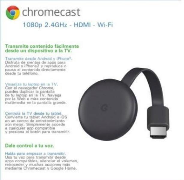 Google Chromecast 3ra Generación - Nuevo