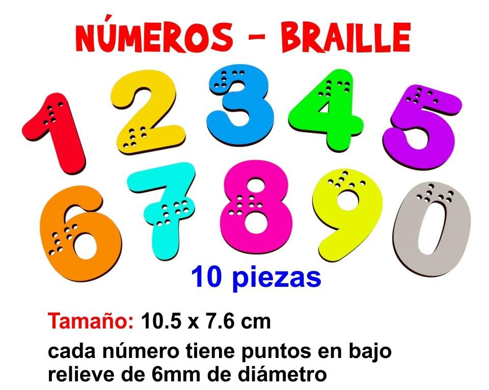 NUMEROS BRAILLE