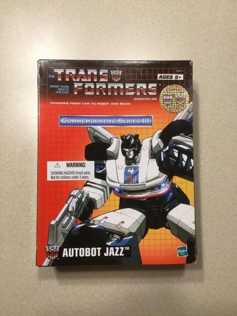 Transformers G1 Commemorative Series III Autobot Jazz