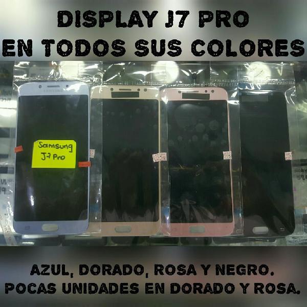 Display J7 Pro Azul, Dorado, Rosa, Negro
