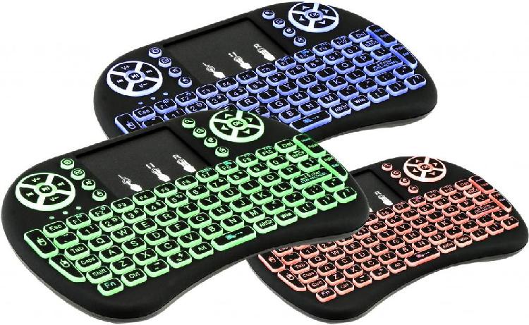 Mini Teclado Retroiluminado Inalámbrico Recargabble Smartv