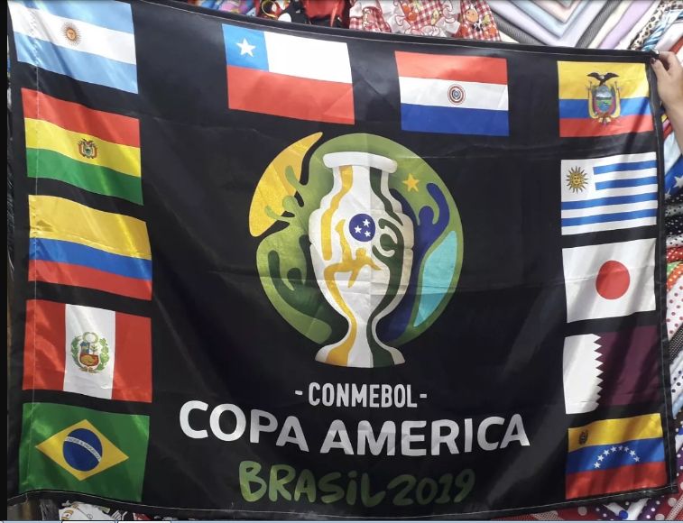 Bandera Copa América  Satin 1.50 X 1.0