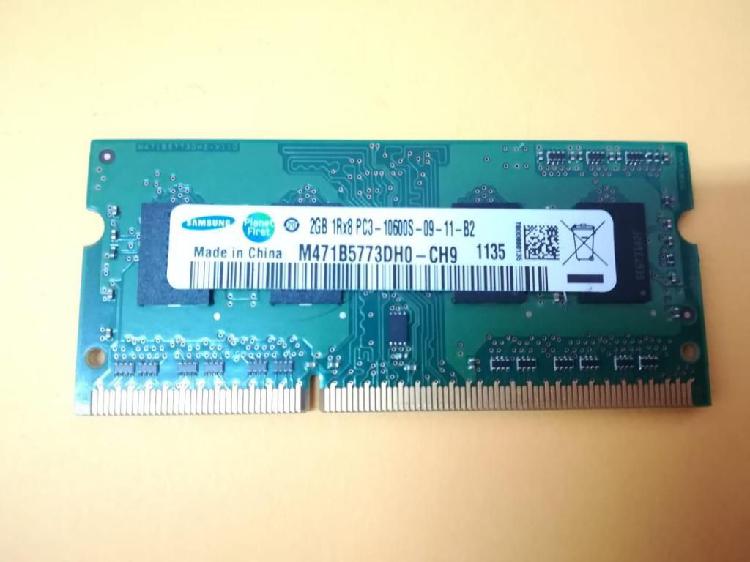 Memoria Ram 2gb Portátil Pc3 10600s Samsung