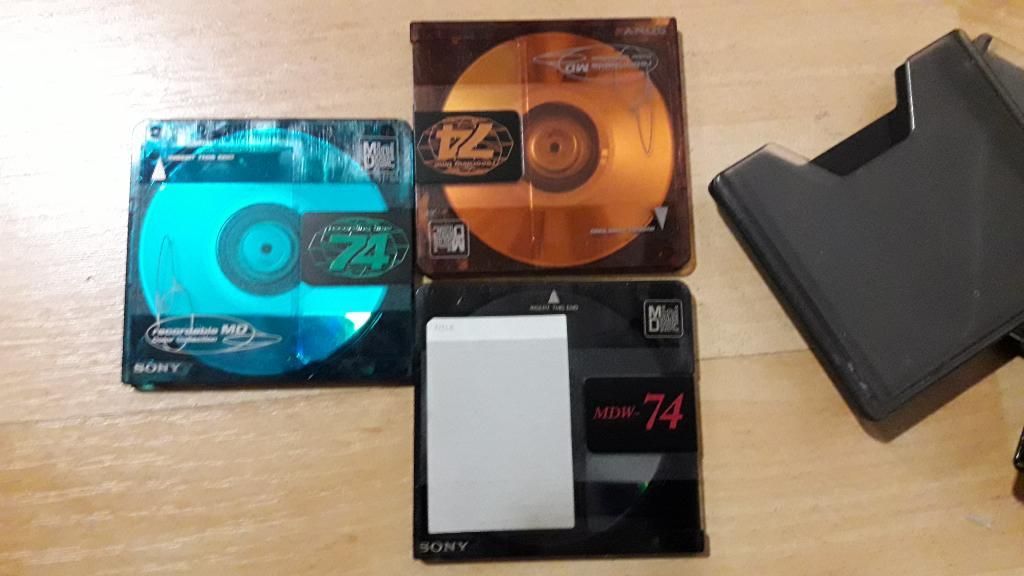 20 Discos Regrabables Mini Disk Como Nuevos