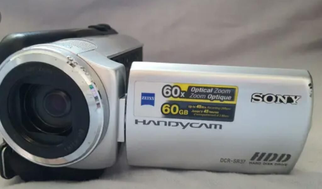Camara Video Sony Dcr Sr37 Hdd,60gb,g