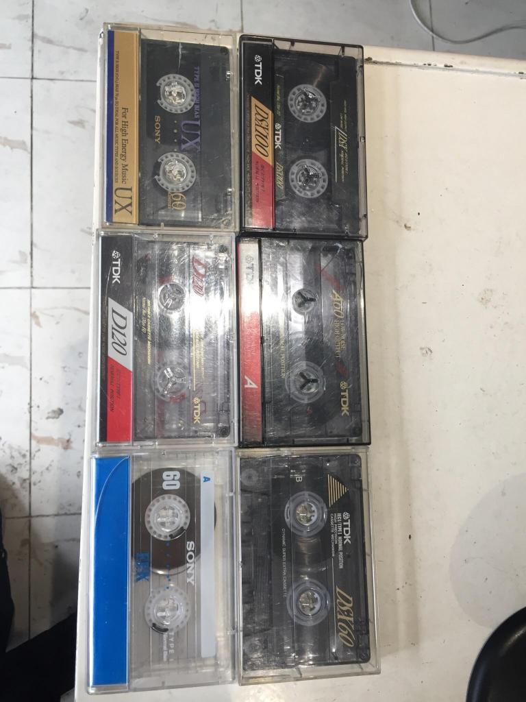 Cassettes Usados Tdk Y Sony Perfectos
