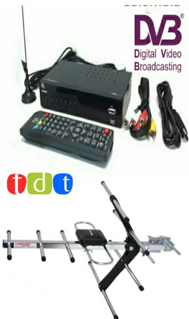 Decodificador Tdt Antena Cable Coaxial