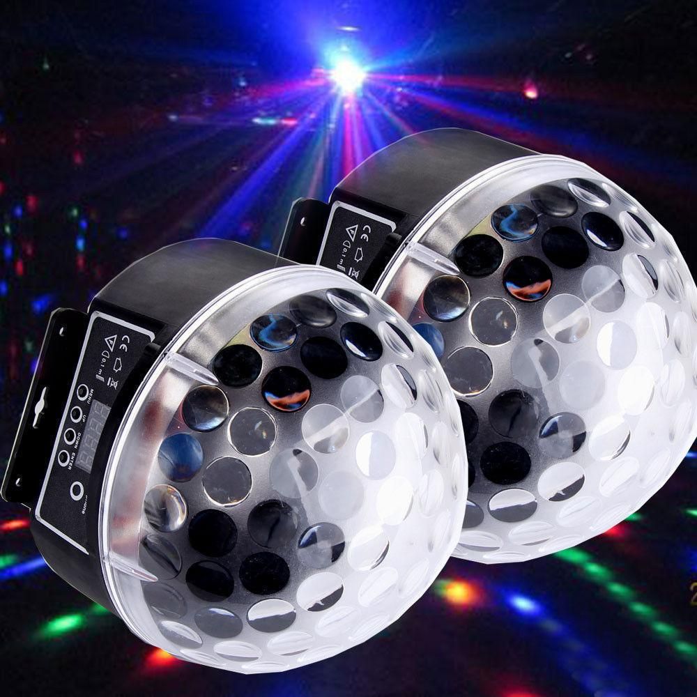 Mini LED RGB Bola de Cristal Efecto DJ DMX 512
