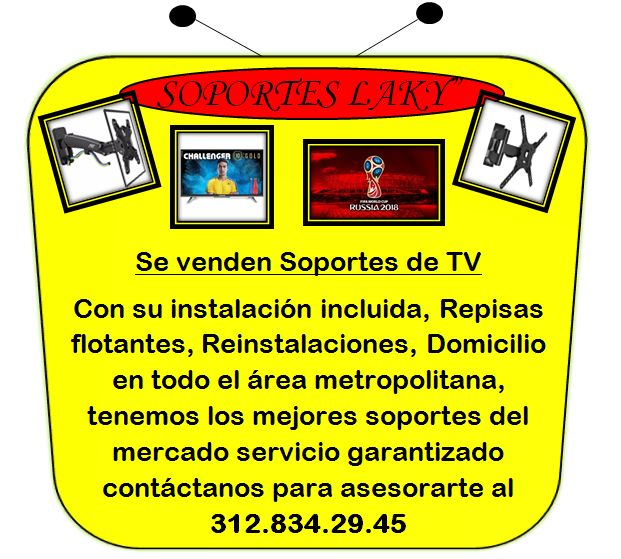 SE VENDEN SOPORTES DE TV A DOMICILIO 