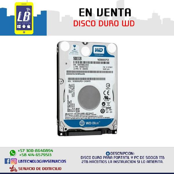 DISCO DURO DE 500GB