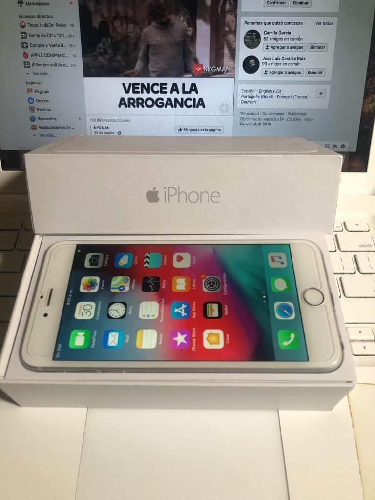 Ganga iPhone 6 Plus 16Gb Silver Caja