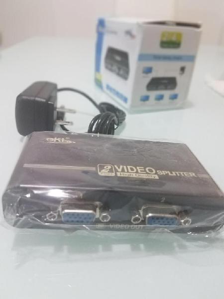 Multiplicador splitter VGA para 2 pantallas