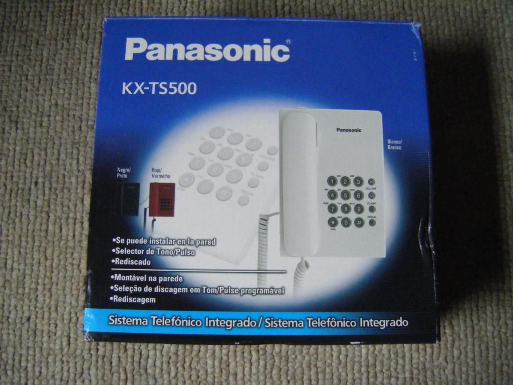 Telefono Panasonic KXTS500 Negro. 8 dias de uso.