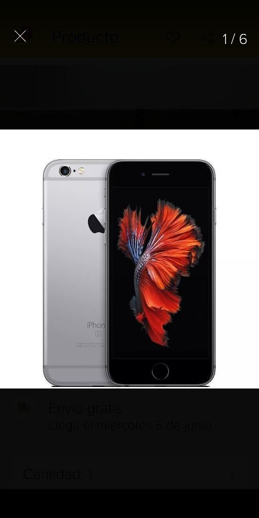 iPhone 6s 32 Gb Gris Nuevo de Caja