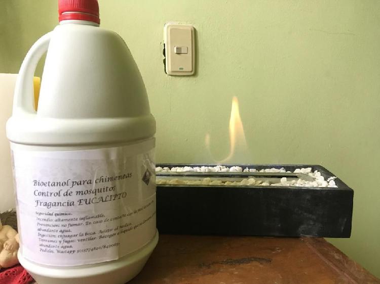 BIOCOMBUSTIBLE CONTROL ZANCUDOS Y MOSQUITOS PARA CHIMENEAS,