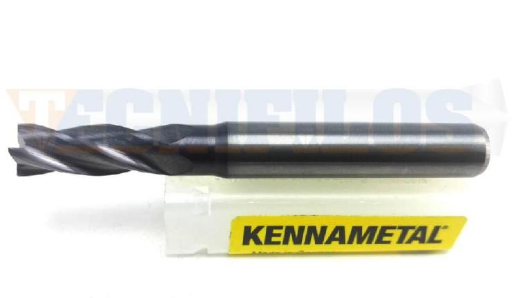 Escareador Kennametal En Tungsteno 4 Filos 7 X 8 X 19 X 64