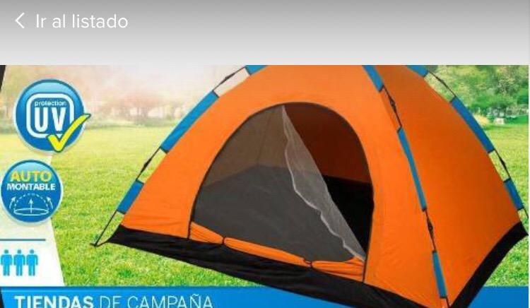 Carpa Camping 3 Personas Abre Facil