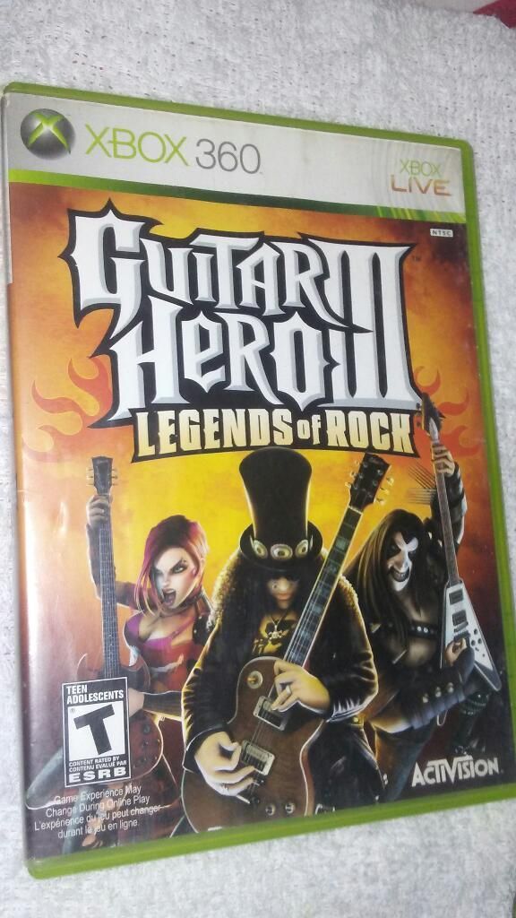 Juego Original Guitar Hero Legends