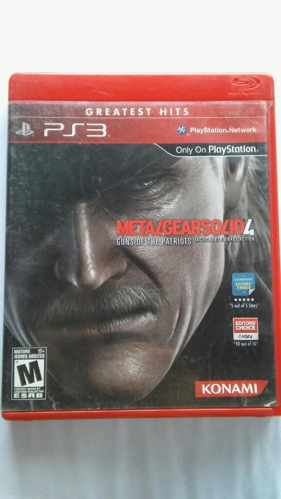 Metal Gear Solid 4 Ps3