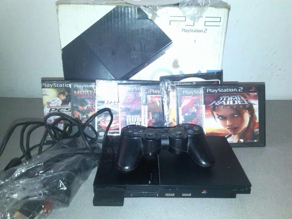 Ps2 con Su Caja, Poco Uso