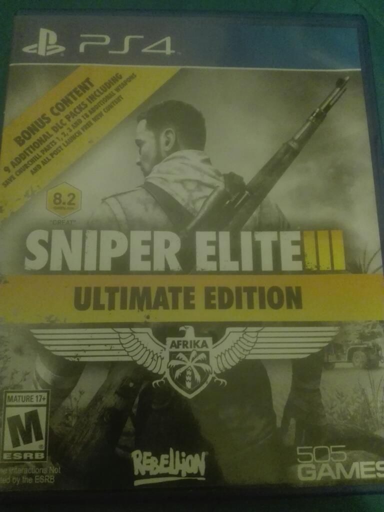 Vendo O Cambio Sniper Elite 3