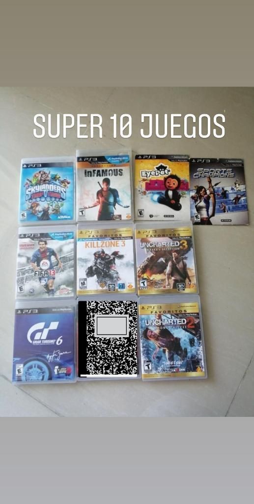 Video Juegos 10 Ganga