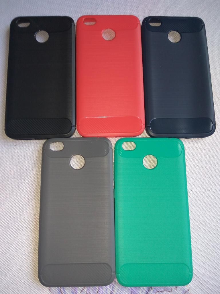 Estuche Xiaomi Redmi 4x Carbono Antigolpe