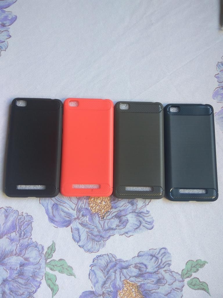 Forro Protector Estuche Xiaomi Redmi 4a Carbono Antigolpe