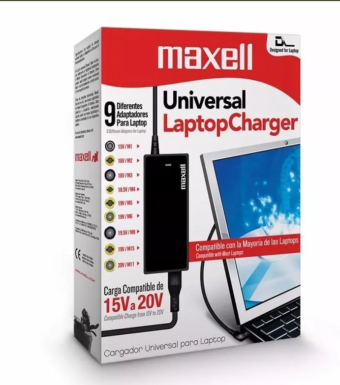Cargador Universal para laptop Maxell