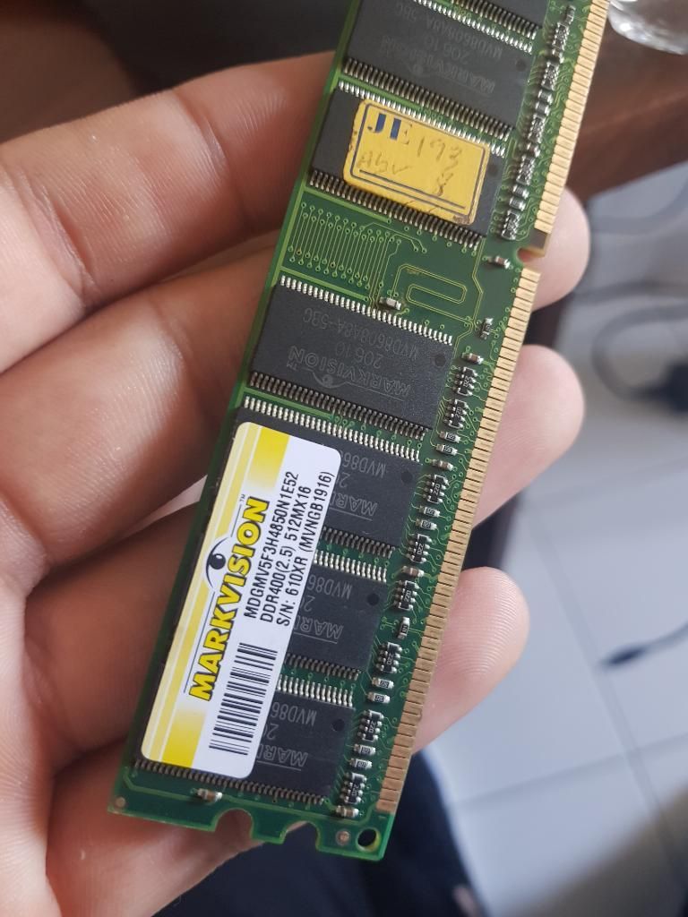 Memoria Ram Ddr1 para Pc de 512 Mb.