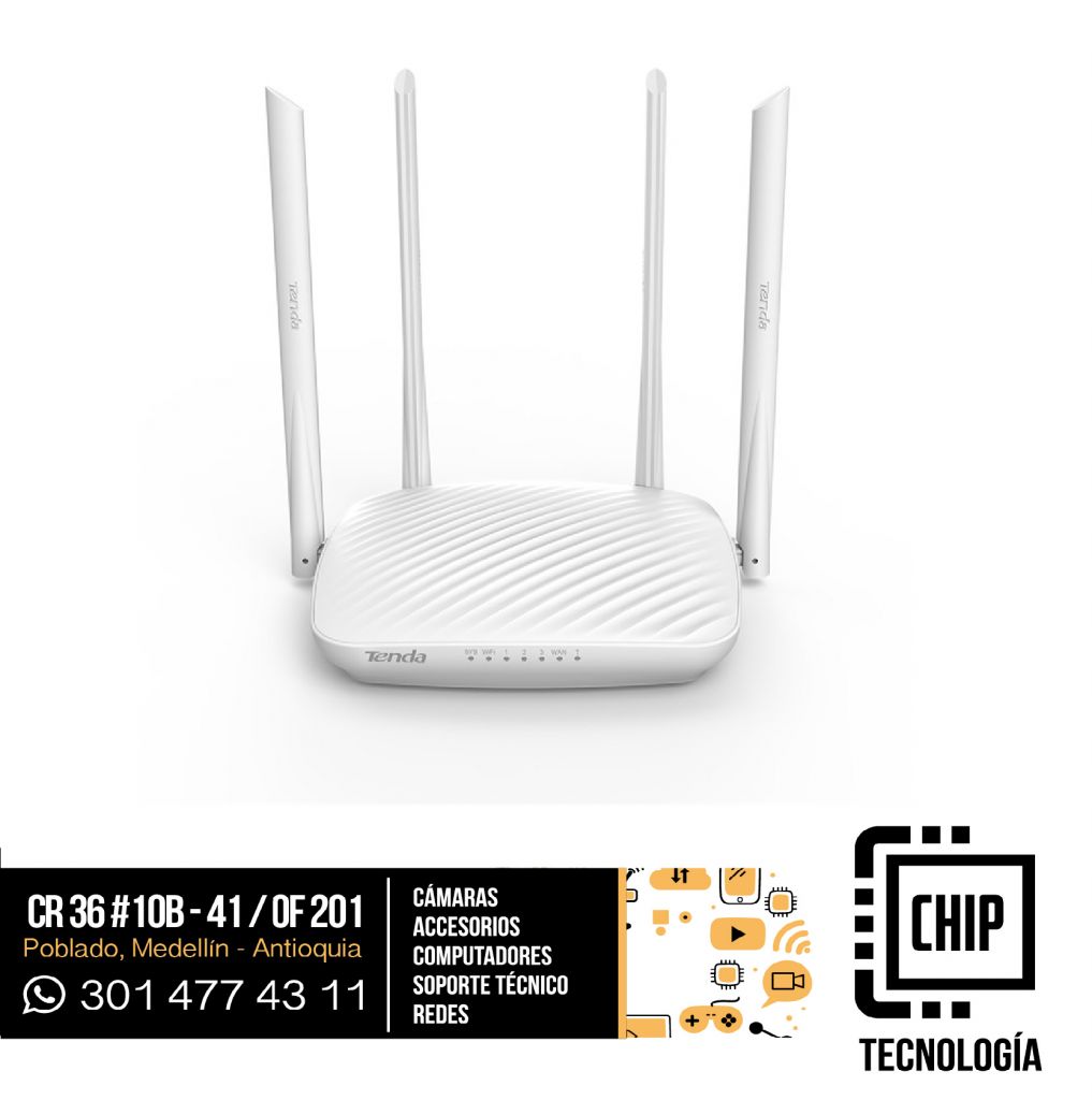 Rompemuros Router Inalambrico Wifi Te F9 Tenda 4 Antenas